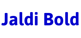 Jaldi Bold police de caractère